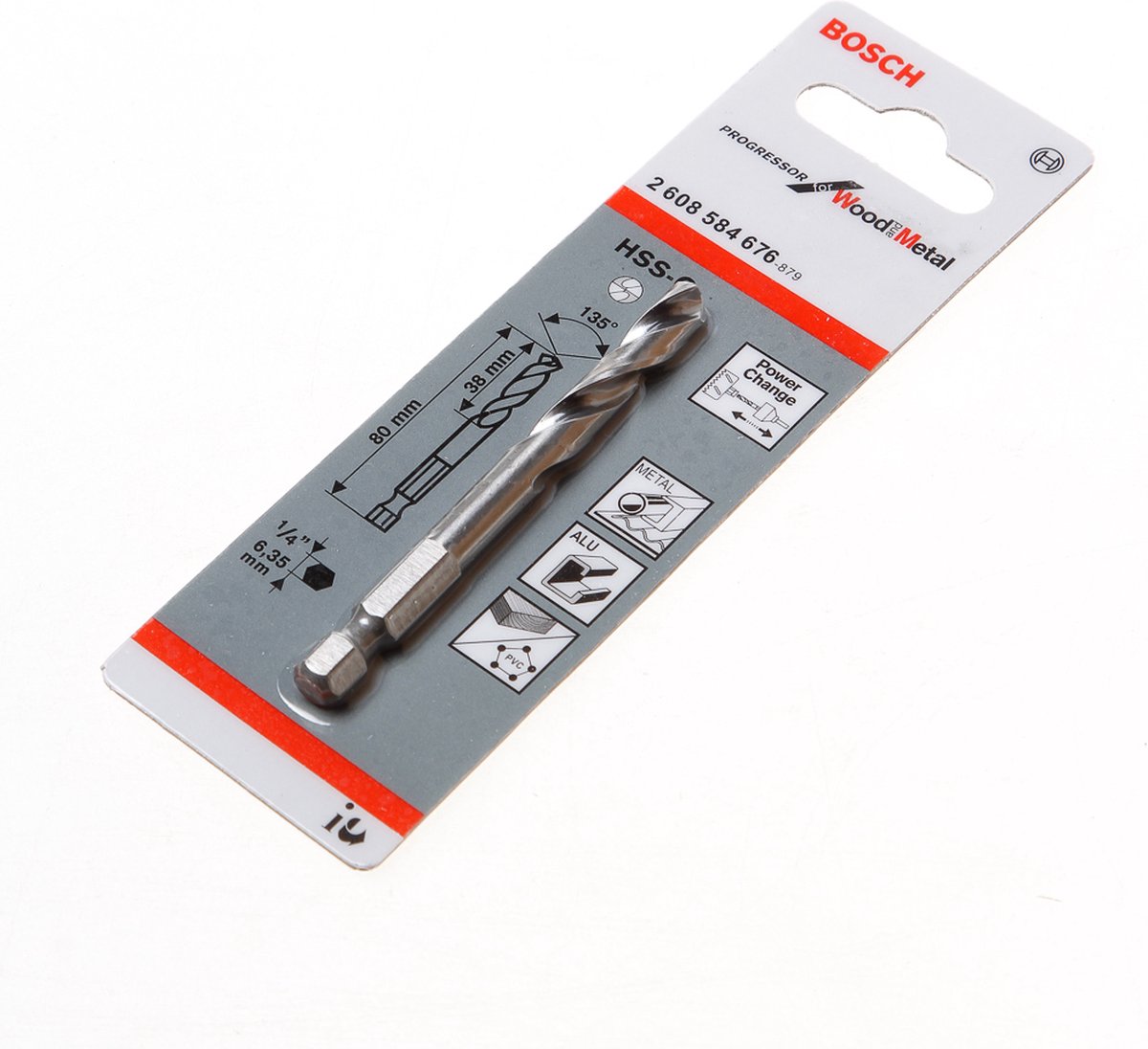 Bosch Zubehör Zentrierbohrer HSS-G 80 1. - 2608584676