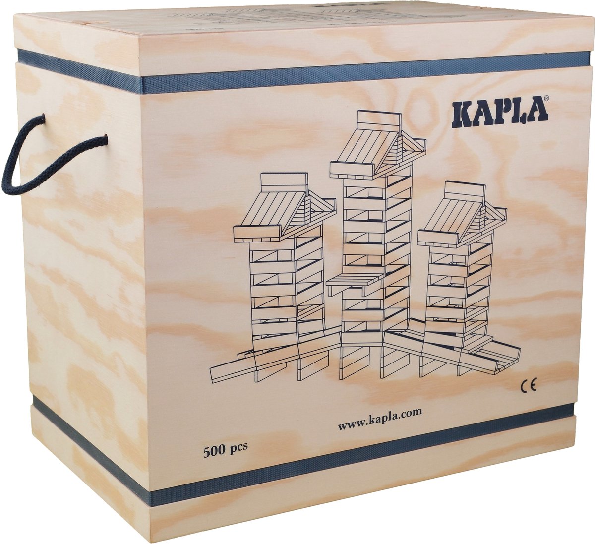 Kapla - Farbe - Konstruktionsspielzeug - 500 Bretter