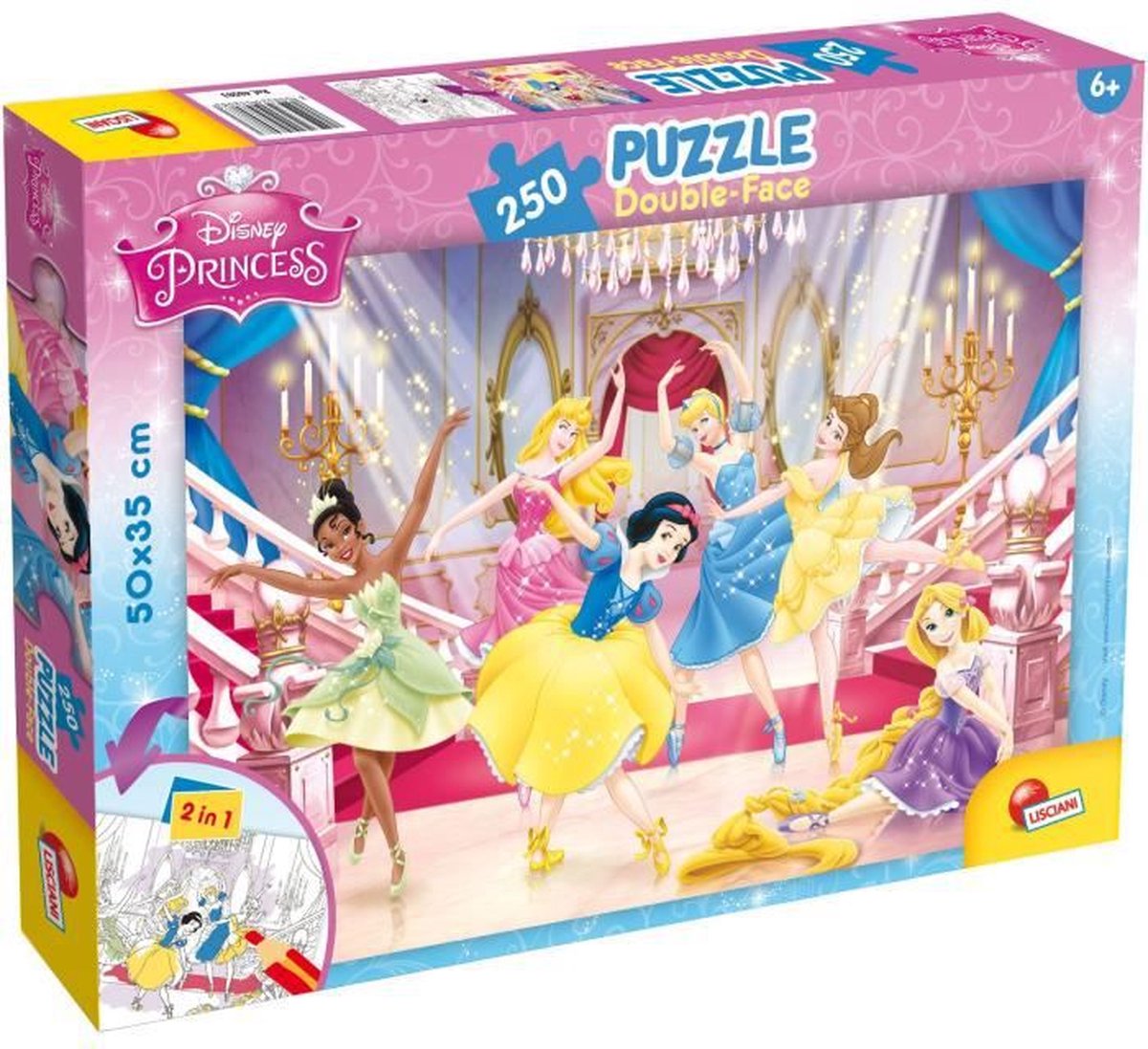 Lisciani Puzzle df plus 250 Prinzessin