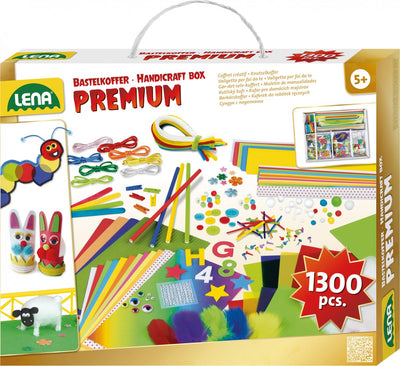 Lena Bastelset Premium Junior – 1300 Bastelprodukte – ab 5 Jahren