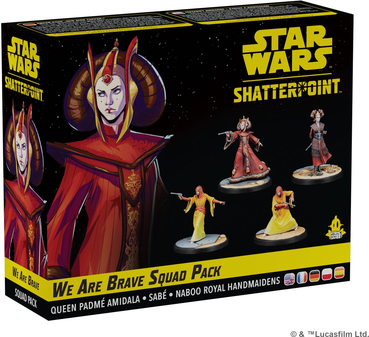 Atomic Mass Games Star Wars Shatterpoint Wir sind ein mutiges Squad Pack – en fr de pl es