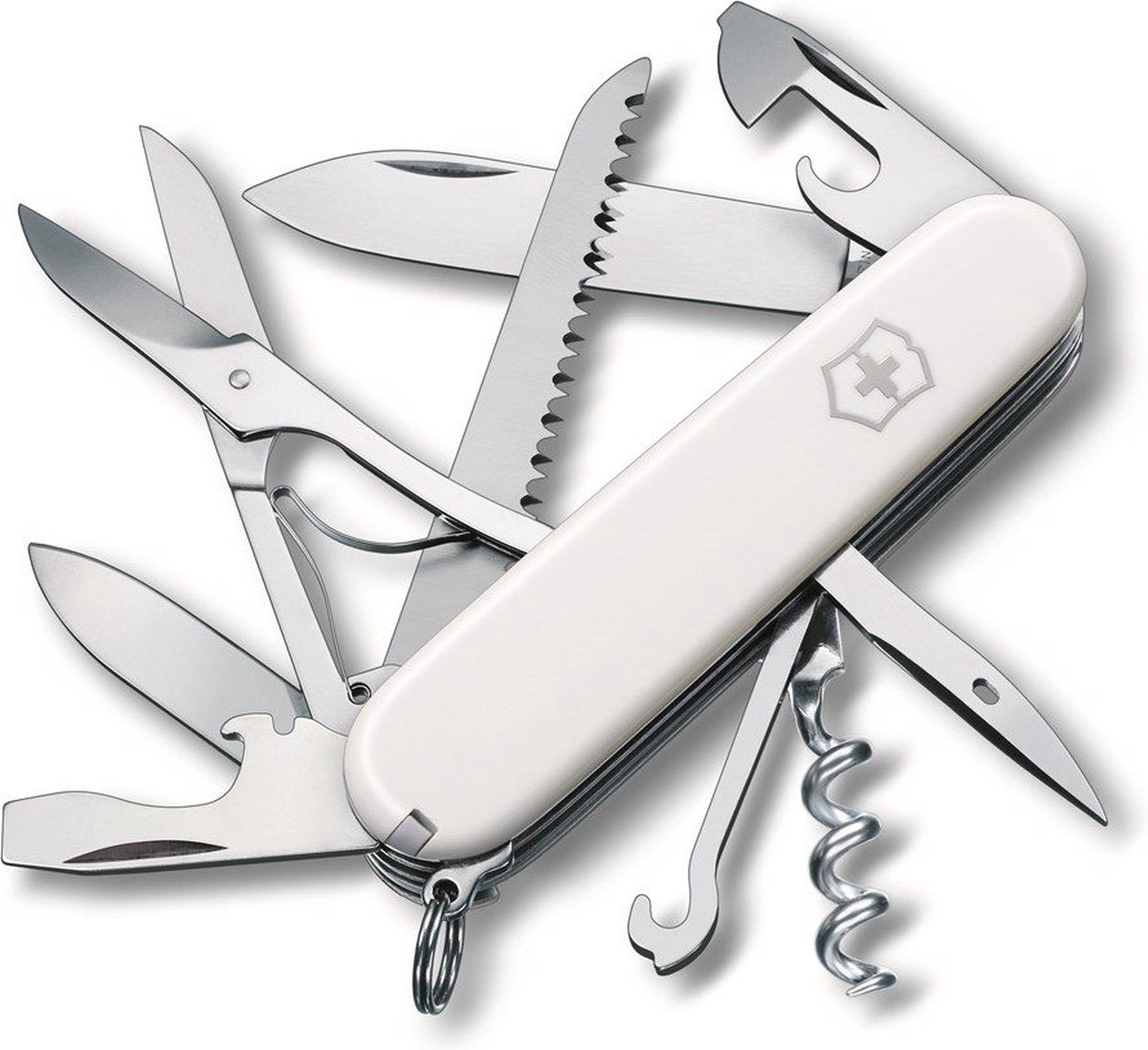 Victorinox Huntsman Taschenmesser 15 Funktionen weiß