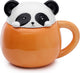 Adoramals Panda Deckel bildete Keramikbecher