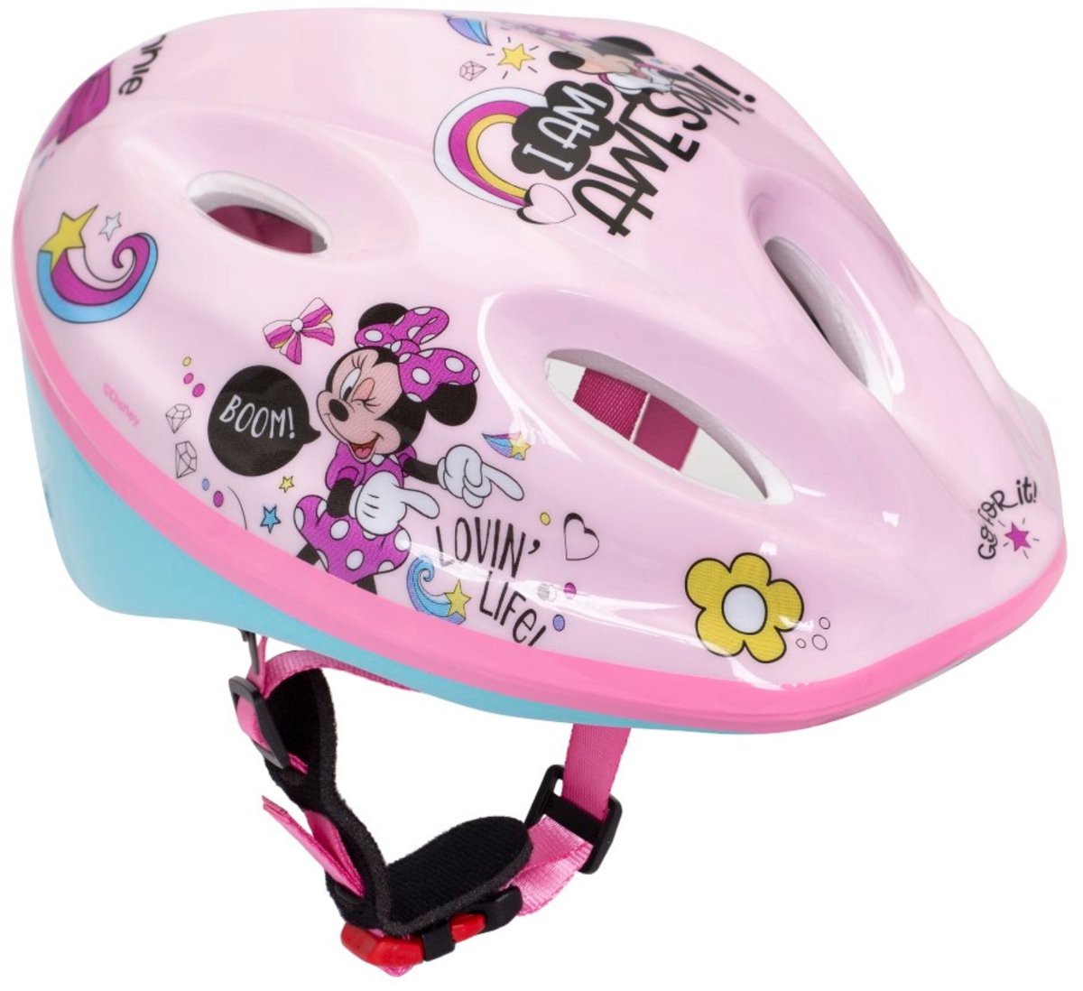 Minnie Mouse Fahrradhelm Girls Rosa Größe 52-56 cm