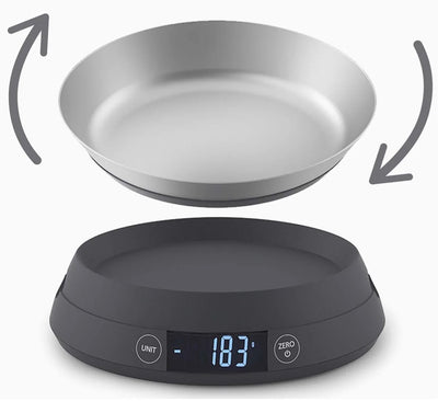Digitale Küchenwaage Joseph Joseph Switchscale – Grau – 2-in-1 mit umkehrbarer Skala