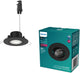 Philips LED Philips Cilantro Einbaustrahler – Szenenschalter-Lichttechnologie – 5 W – warmweißes Licht: 2700 K – Schwarz