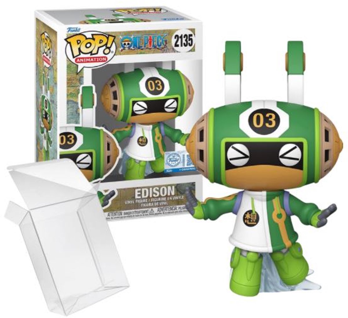 Funko-Pop! Animation: One Piece – exklusive Sonderedition Edison 2135