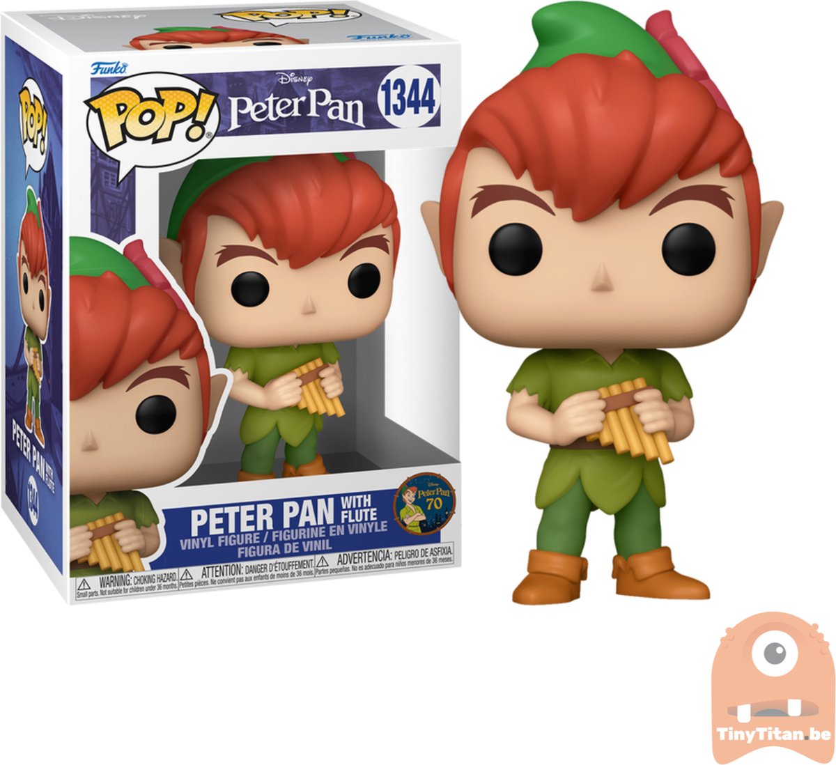 Funko Pop Disney: Peter Pan (mit Flöte) – Pop #1344