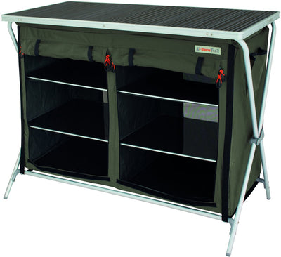 Eurotrail Campingschrank Brocas 110 x 52 x 90 cm Aluminium Anthrazit