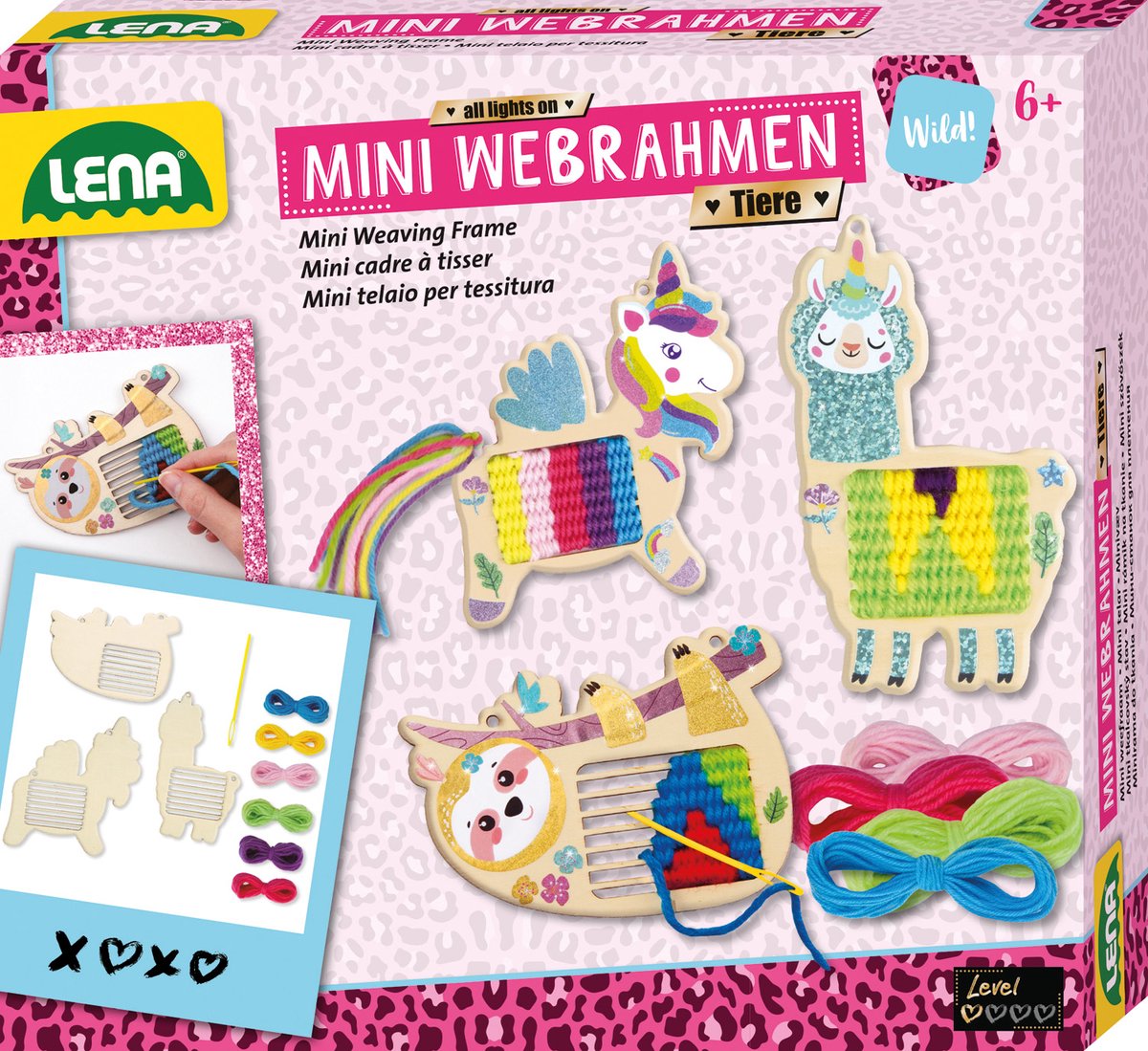 Lena Loom Tiere – kreatives Spielzeug für Kinder.
