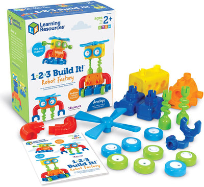 Lernressourcen 3-in-1-Baukasten – Roboterfabrik – 3+