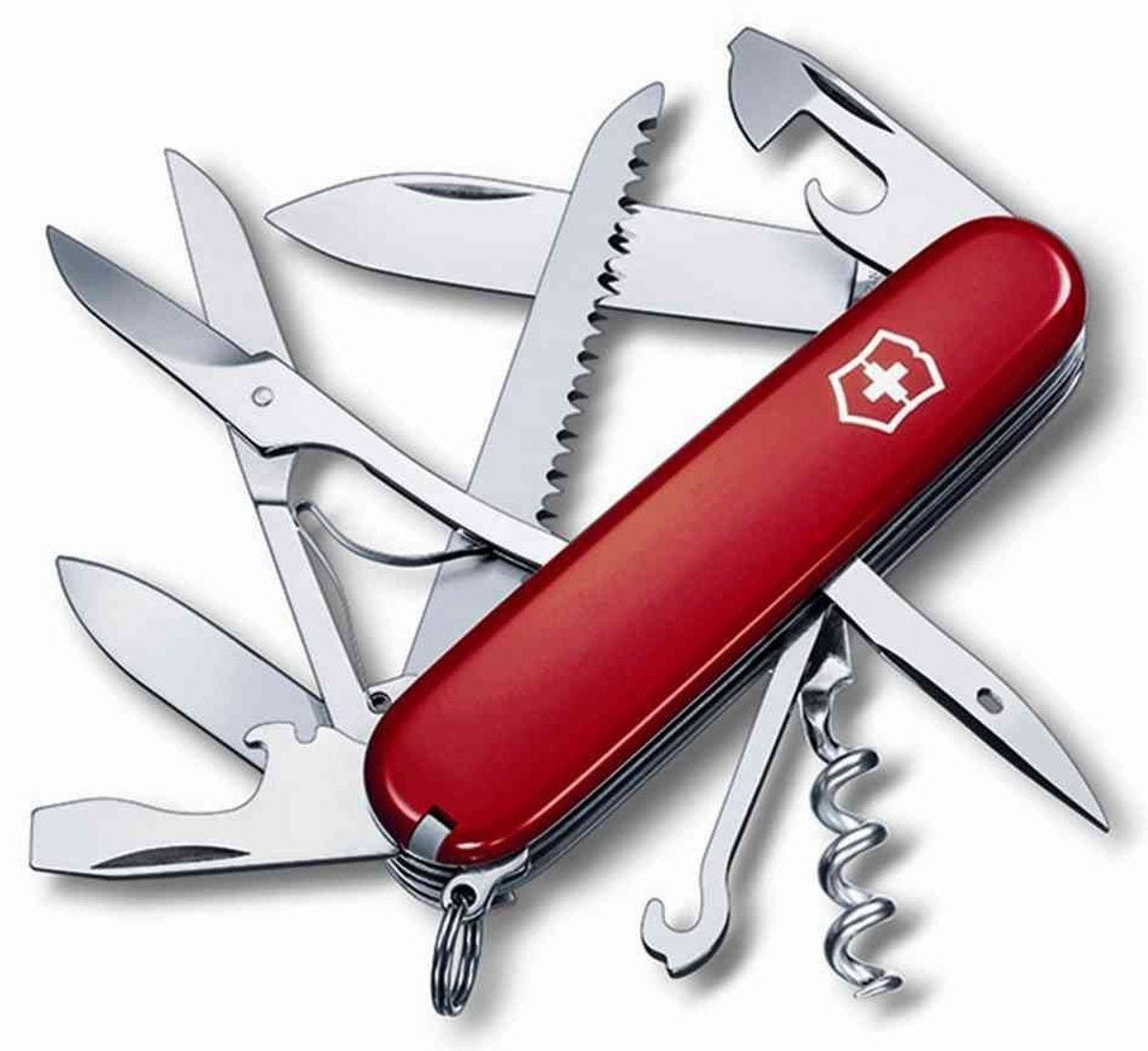 Victorinox Swiss Army Huntsman Taschenmesser - 15 Funktionen - Rot