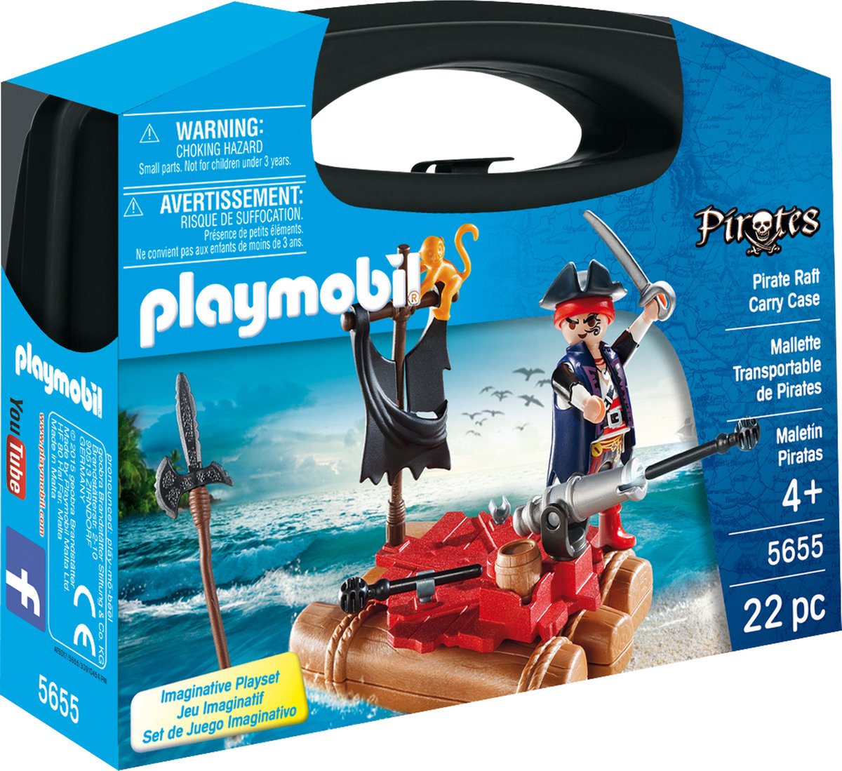 Playmobil Pirates Piratenfloß-Tragekoffer – 5655