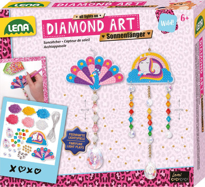 Lena Diamond Art Sonnenfänger-Bastelset – farbenfrohes kreatives Spielzeug.
