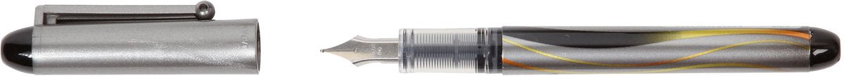 Pilot Füllfederhalter Vpen Medium Silber Schwarz | 12 Stück