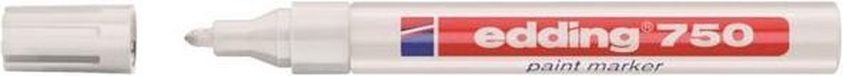 Edding Filzstift 750 Lack rund 2-4mm weiß | 1 Stück