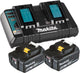 Makita 199484-8 Stromquellen-Set – 1x DC18RD + 2x BL1860B