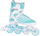 Tempish Wire 3.0 84 Damen Inline-Skates – 4x84mm Rollen – Fitness-Inline-Skates – Weiß Blau – Größe 38