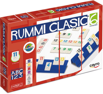 Geronimo Games Brettspiel Rummi Classic Cayro (es-pt-en-fr-it-de) (es-pt-en-fr-it-gr) (35 x 26 x 6 cm)