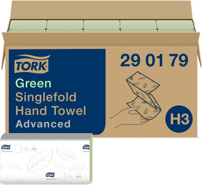 Gefaltete Papierhandtücher Tork Advanced V-Faltung 2-lagig