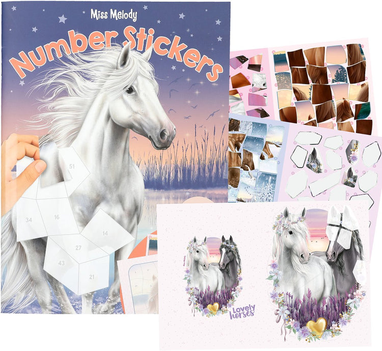 Depesche – Miss Melody Nummernaufkleber – Stickerbuch