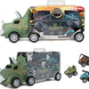 World of Dinosaurier Dinotruck mit 3 Zugverkehrautos