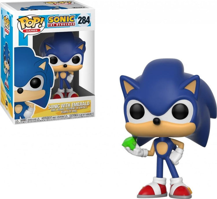 Funko-Pop! Sonic the Hedgehog mit smaragdgrüner Vinylfigur – Sammelfigur