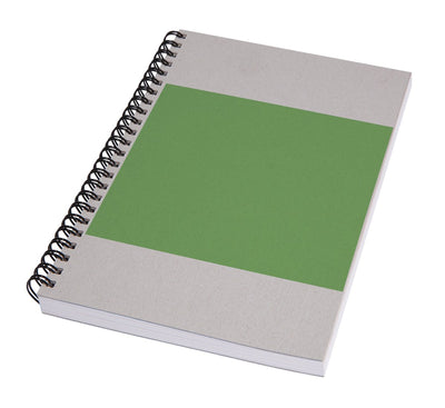 Sigel-Notizbuch Quicknote – A5-Spiralimpuls grün, blanko, Softcover – 160 Seiten, 80 Gramm – SI-SN800