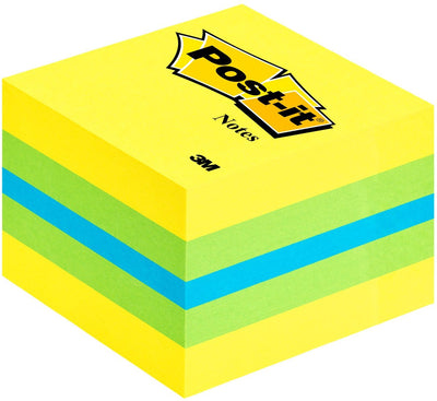 Selbstklebender Notizblock Post-it 51x51mm sortiert 400 Blatt