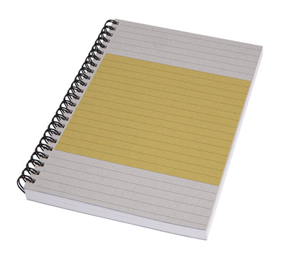 Sigel Notizbuch QuickNote A5 Spirale leuchtend gelbe Linie Softcover – 160 Seiten 80 Gramm – SI-SN500