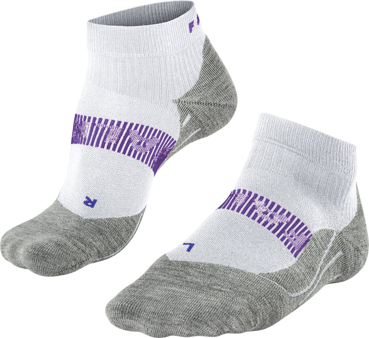 Falke ru4 cool kurze Anti-Blasen-Funktionsmaterial-Laufsocken Damen weiß – Größe 35-36