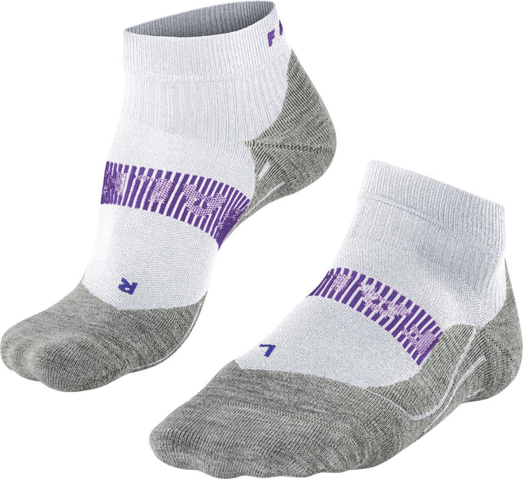 Falke ru4 cool kurze Anti-Blasen-Funktionsmaterial-Laufsocken Damen weiß – Größe 35-36