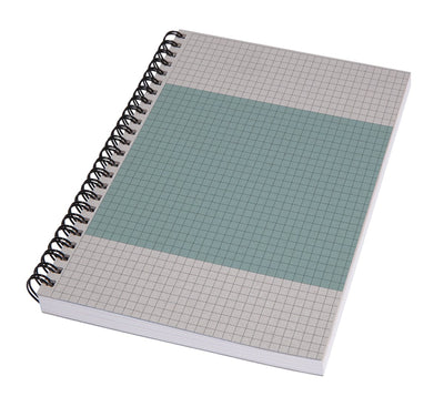 Sigel Notizbuch Quicknote – A5 Spirale hellblau kariert Softcover – 160 Seiten 80 Gramm – SI-SN600