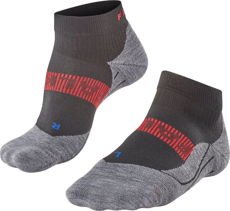 Falke ru4 cool kurze Anti-Blasen-Funktionsmaterial-Laufsocken Herren Schwarz - Größe 44-45