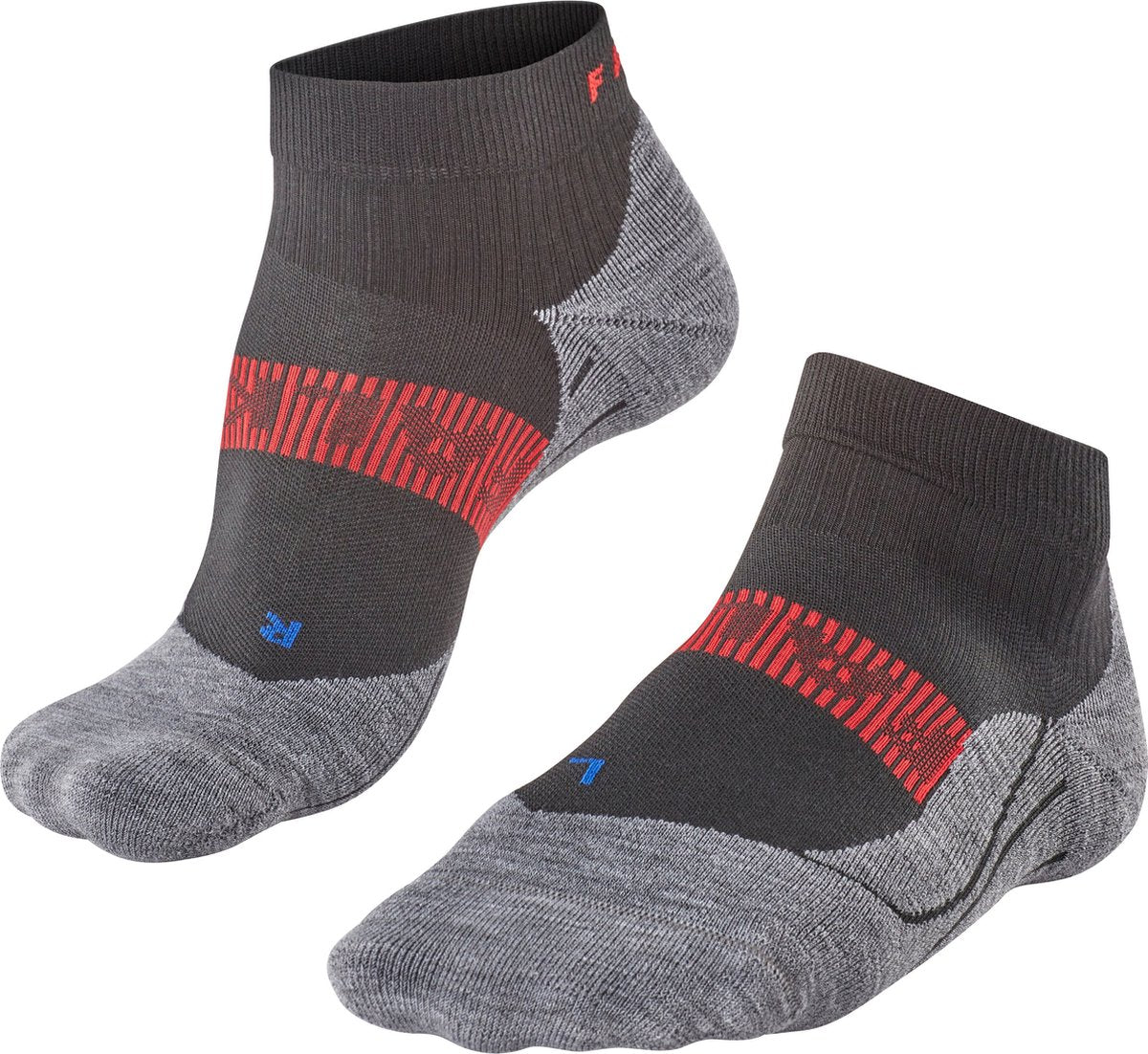 Falke ru4 cool kurze Anti-Blasen-Funktionsmaterial-Laufsocken Herren Schwarz - Größe 42-43