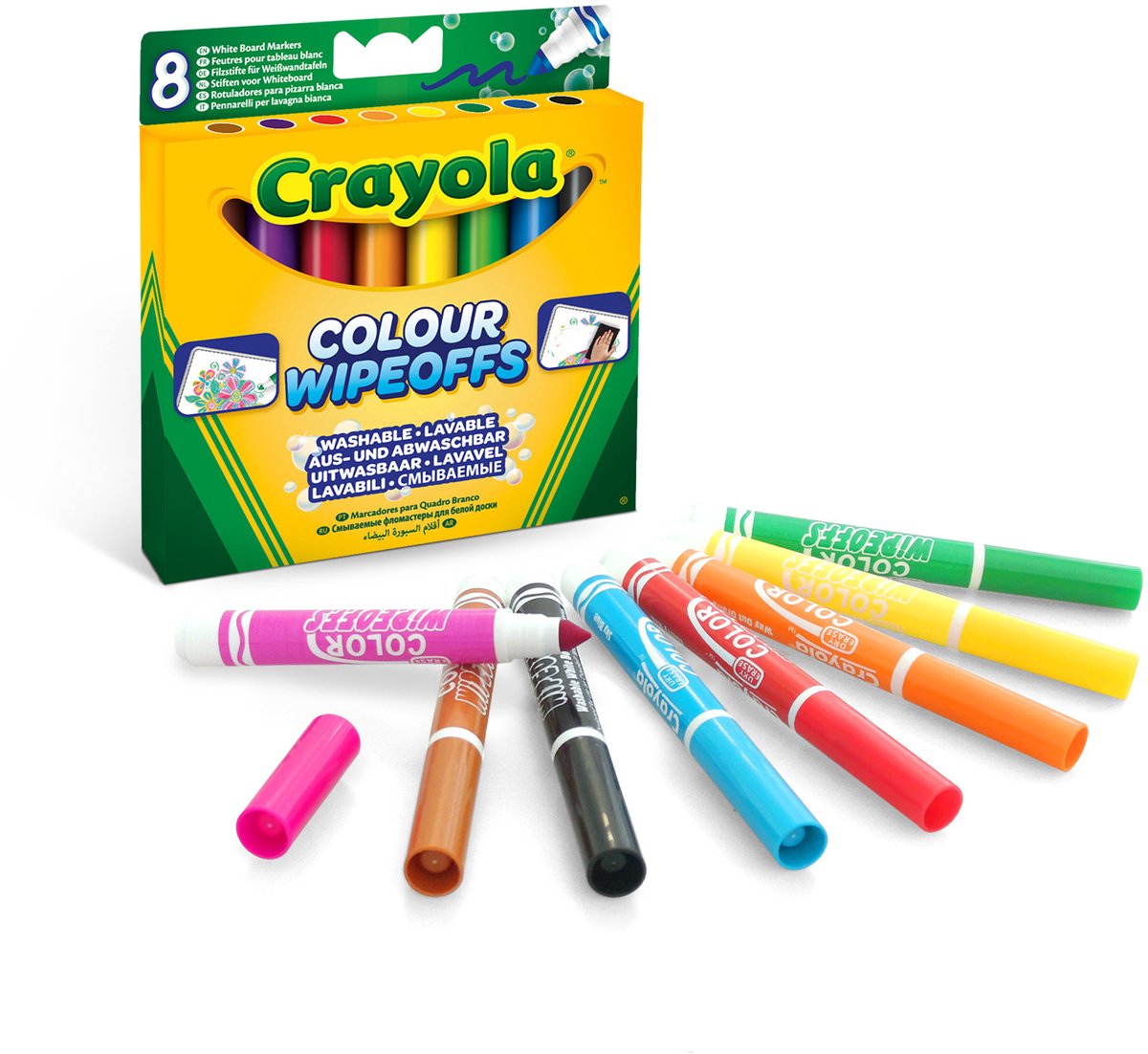 Crayola Farbauslöschung Whiteboard -Marker, 8st.