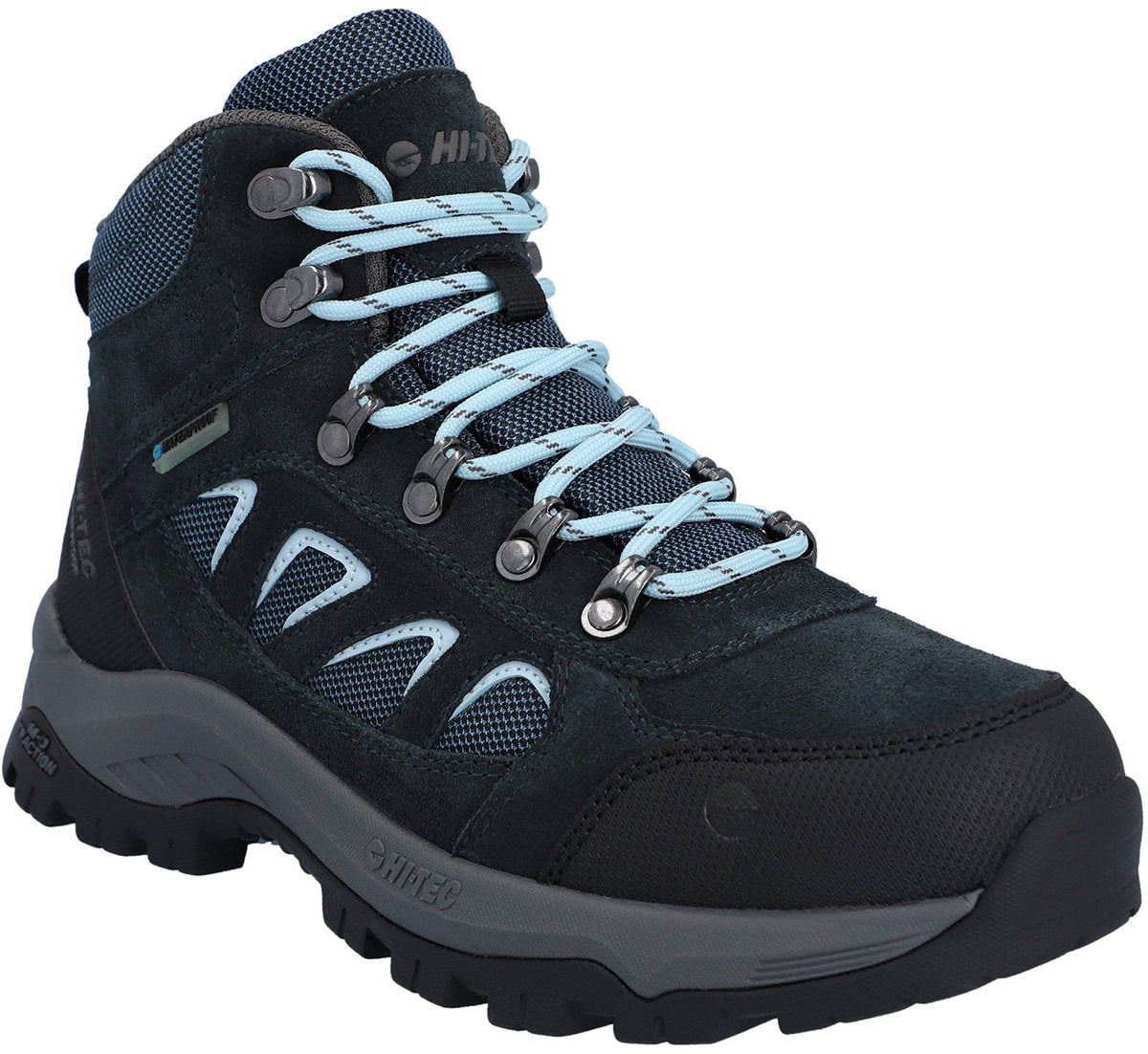 Hi-tec Bandera Expedition wasserabweisende blaue Wanderstiefel in Größe 38 für Damen