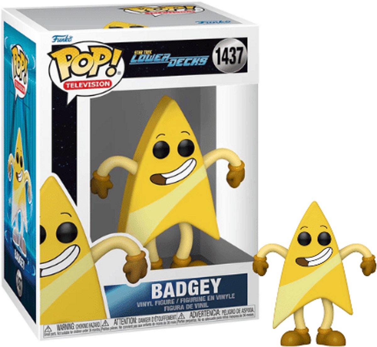 Funko-Pop! Fernsehen: Star Trek Unterdecks – Badgey