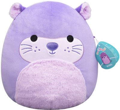 Jazwares Squishmallows – mittlerer Plüsch (Whitty – lila Seeotter mit hellviolettem Flauschbauch) – 30 cm Plüsch