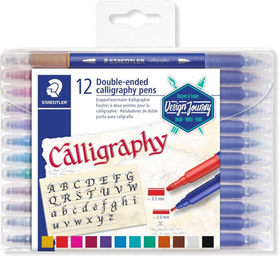 Quantore Kalligraphie Duo Punt - 12 Farben