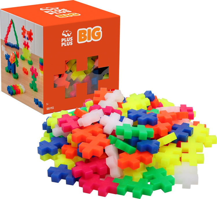 Plus Plus Neon Big Plus-Plus: 100 Stück (3411)