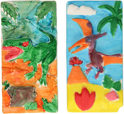 Gipsmalerei Dino