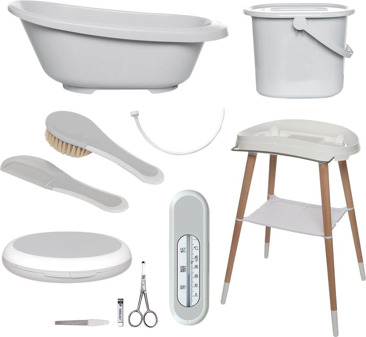 Bébé-jou Badeset 7-teilig Sense Hellgrau