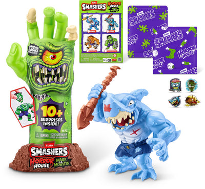 Smashers Horrorhaus seziert – Hai-Monster-Spielzeug – 10+ Überraschungen