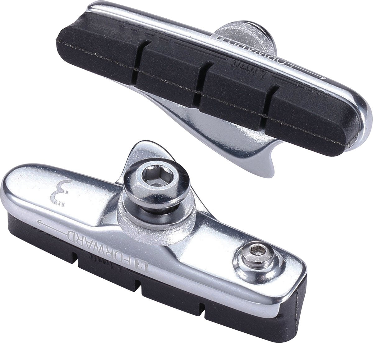 Bbb Cycling Bremsbeläge Fahrrad Road Stop – Patronentyp – Felgenbremse Rennrad – kompatibel mit Shimano Sram – Schwarz – BBS-02
