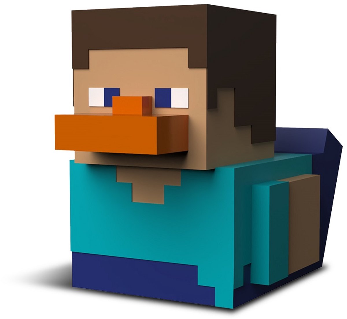 Tubbz Numskull – Best of Boxed Rubber Duck – Minecraft – Steve – 9 cm