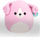 Jazwares Squishmallows – großer Plüsch (Peggy Sue – Pink Golden Retriever mit weißem Bauch) – 40 cm Plüsch