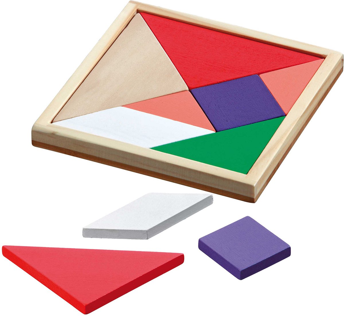 Philos Tangram farbig 15x15cm
