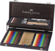 Faber-Castell Buntstifte – Compendium Mahagoni-Box – 54 Stück – FC-110084