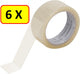 Q-Connect Standard-Verpackungsband, ft 48 mm x 60 m, transparent, 6 Stück